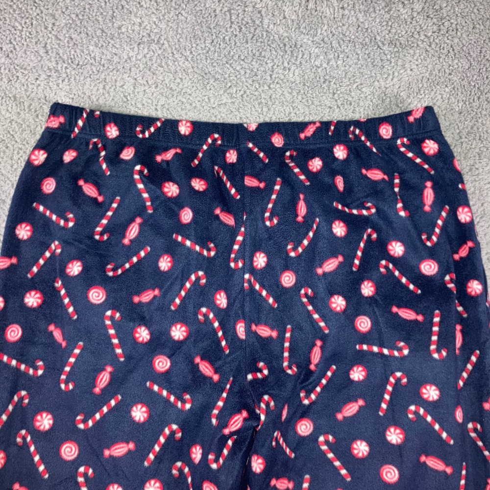 St Johns Bay Christmas Pajama Pants Men XXL Candy Cane Holiday Loungewear